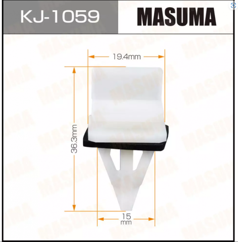 Покер пластм. крепежный  Masuma  KJ-1059