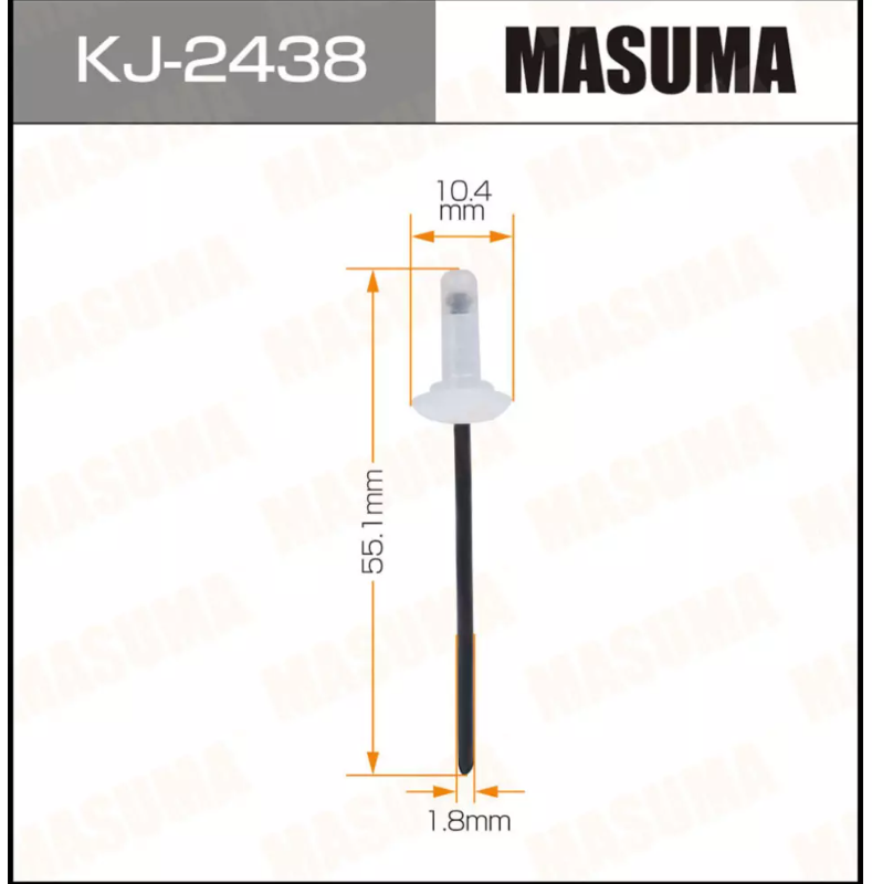 Заклепка деталей кузова "MASUMA" KJ-2438